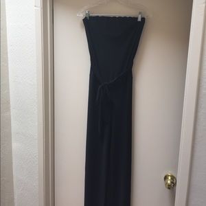 Strapless Black Jumpsuit