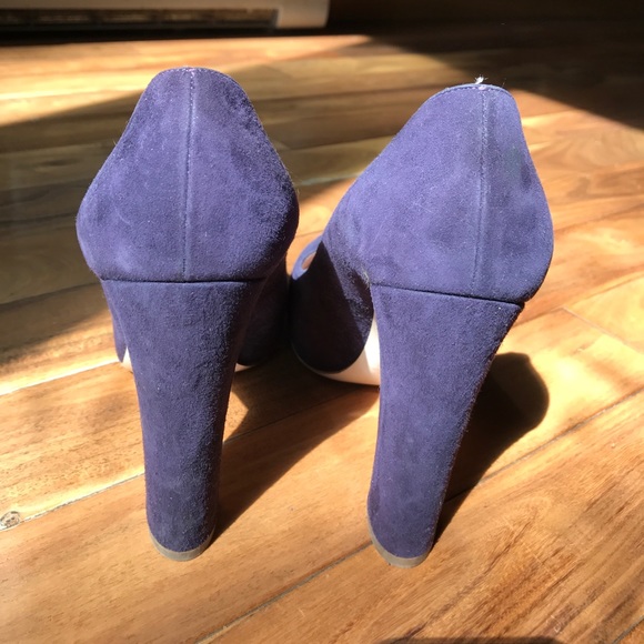 Purple suede Miu Miu heels size 8 - Picture 2 of 4