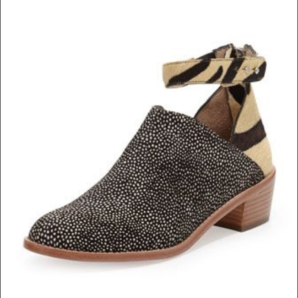 Loeffler Randall calf hair booties!!!