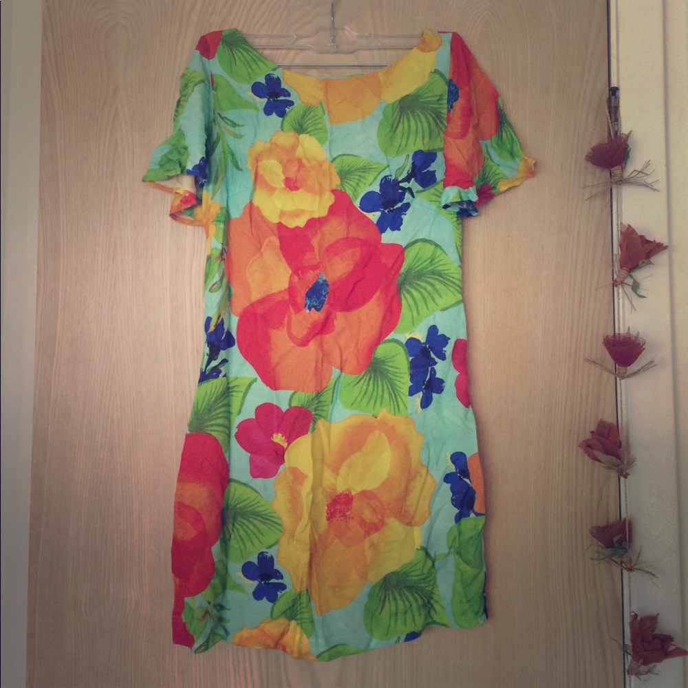 Mini floral dress