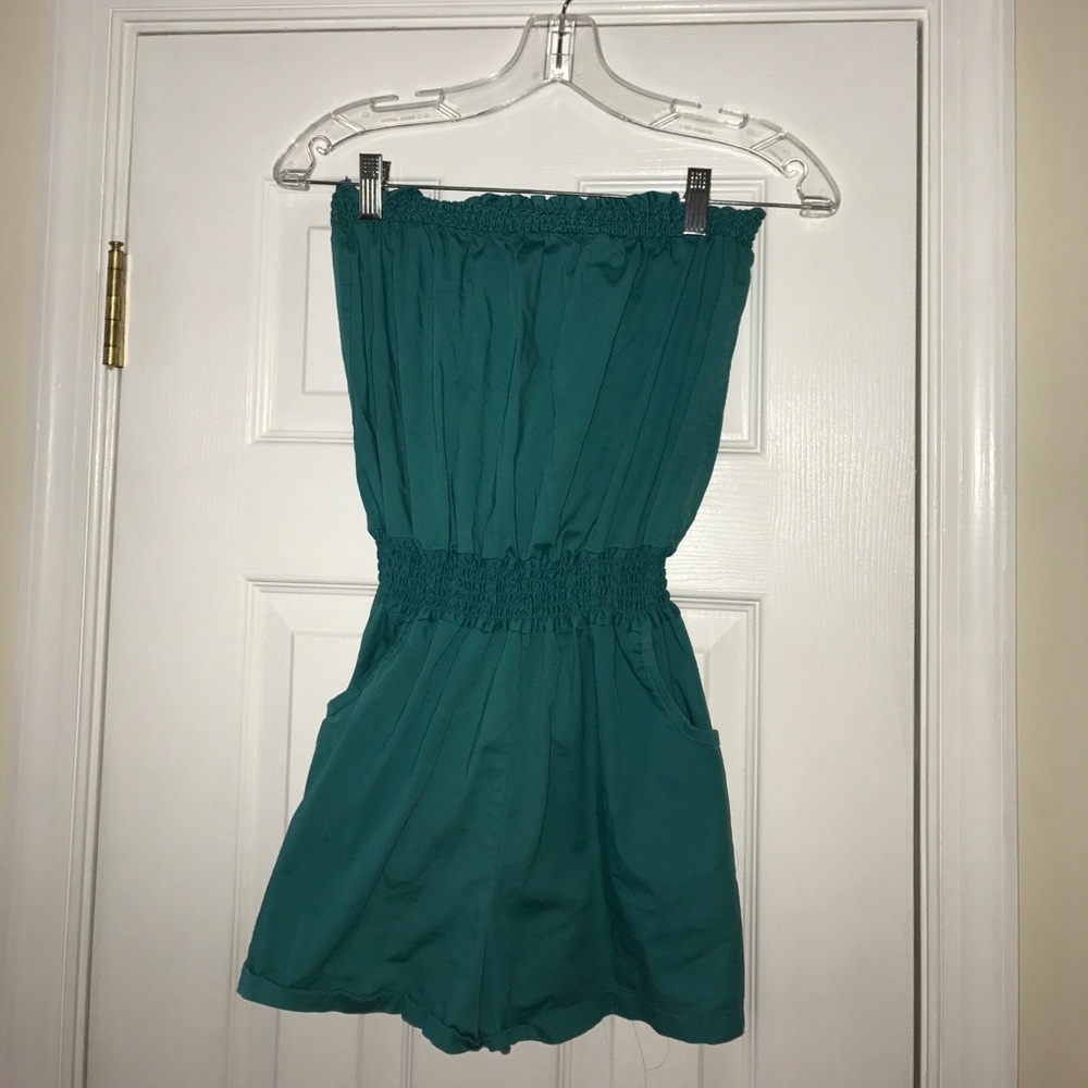 Turquoise Romper - Picture 2 of 6