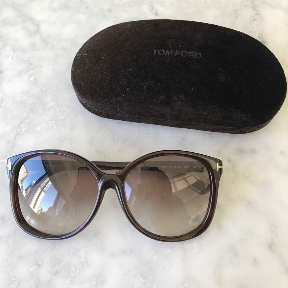 Tom Ford Alicia Sunglasses in Havana