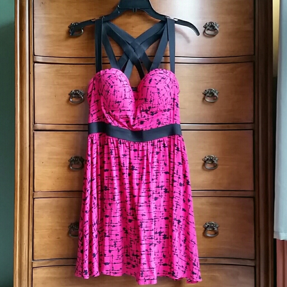 Material girl hot pink dress