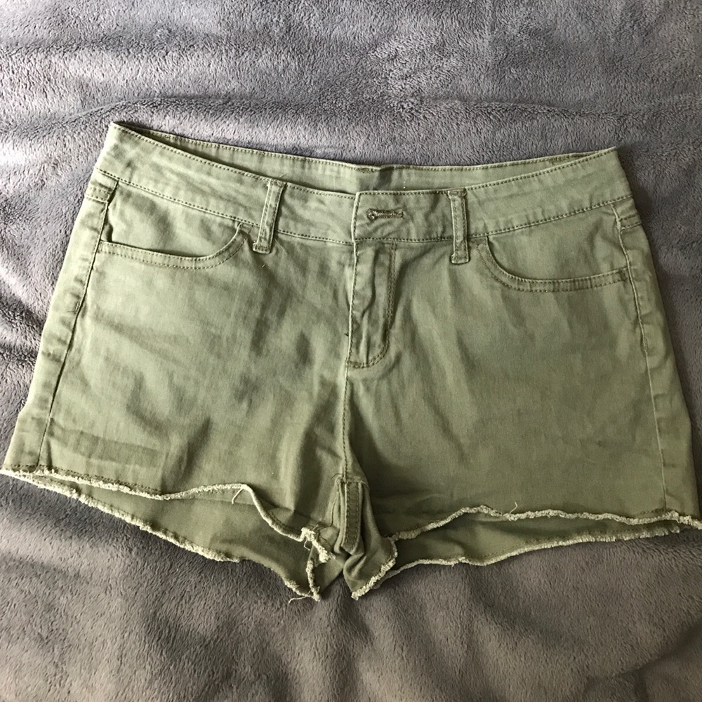 Green shorts