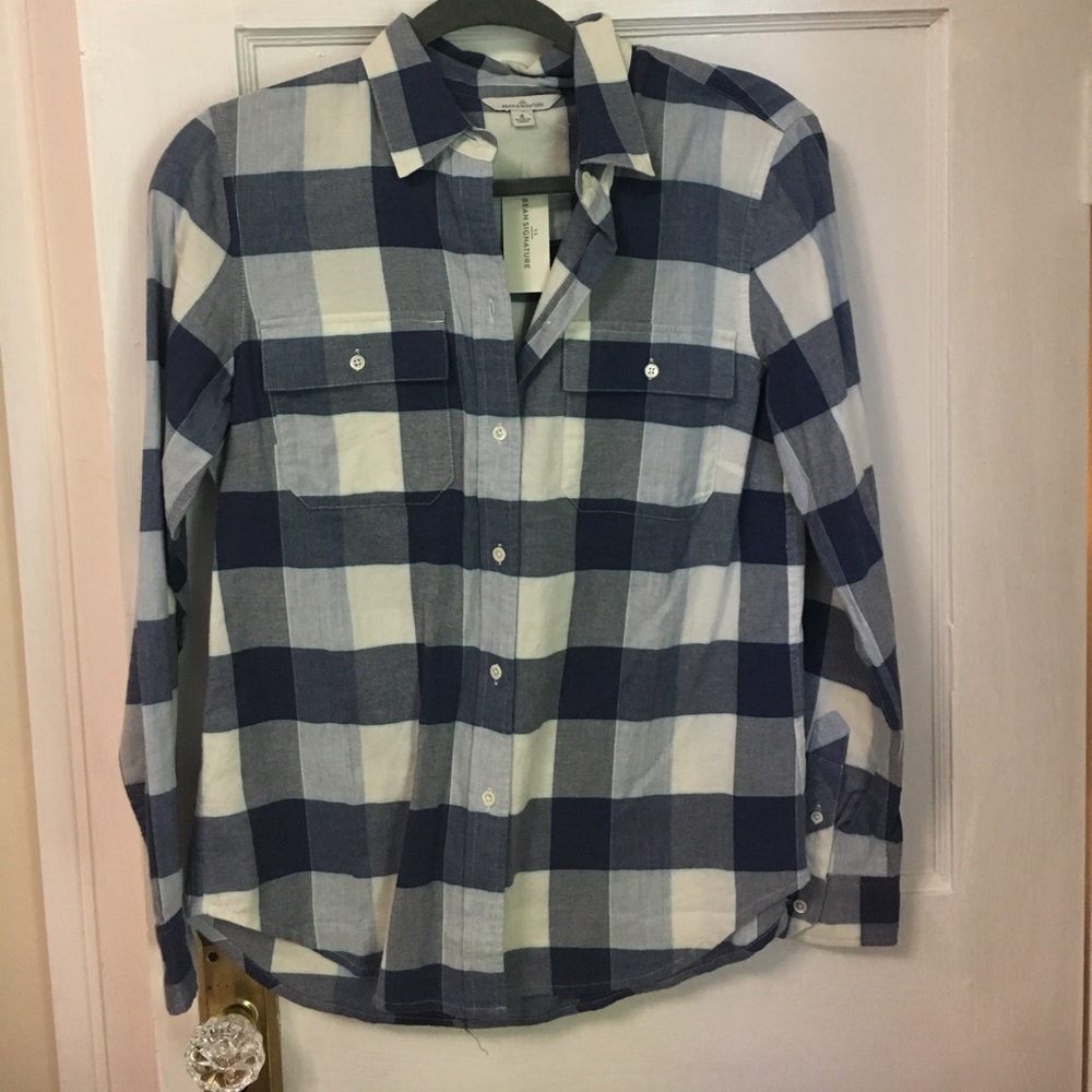 flannel button down