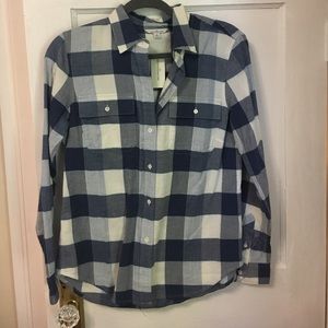 flannel button down