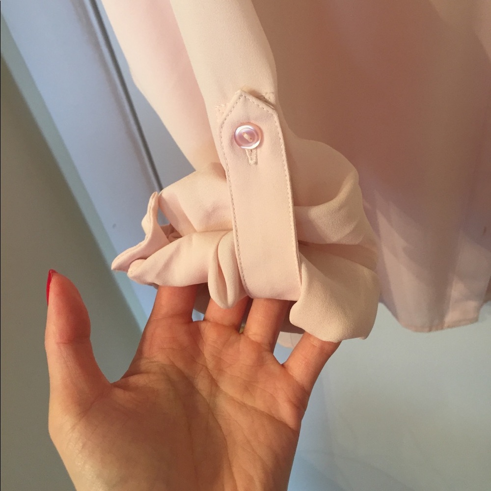 The Limited Blush Button Down Blouse - Picture 3 of 4