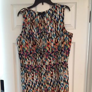 Bright, Fun, Summer Knee Length Dress Size XL