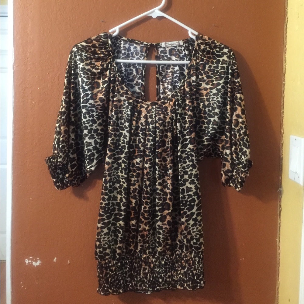 cheetah print top