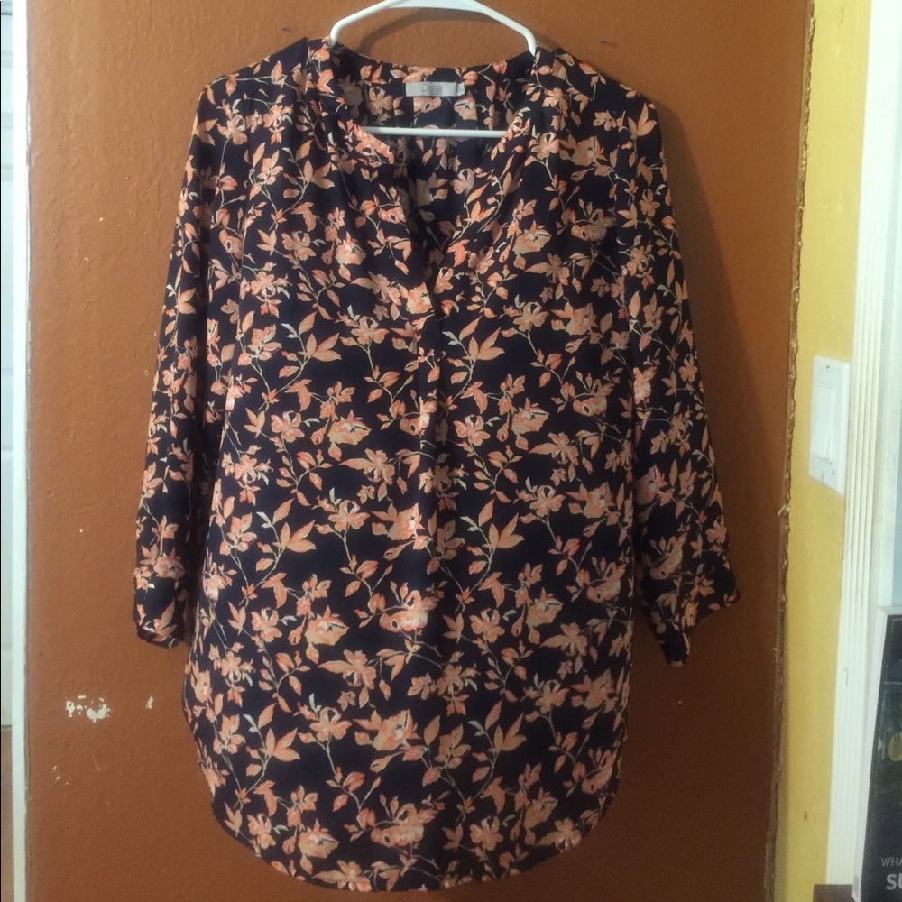 small flowery top