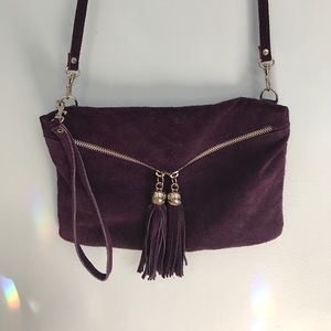 Suede Shoulder Bag