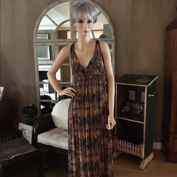 Volcom long multi colored dress - Picture 1 of 3