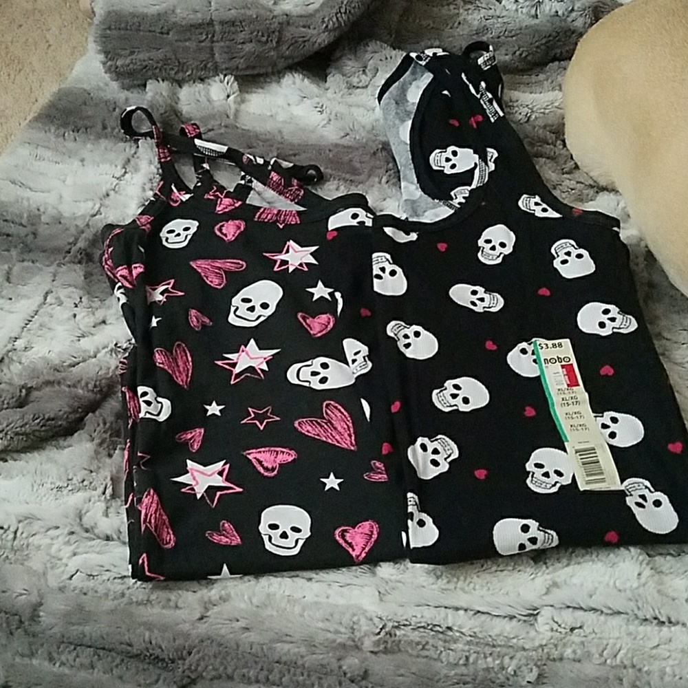 Skull Tank Tops