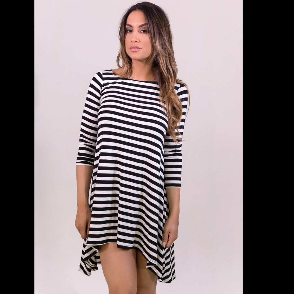 Up and Down Dress Striped