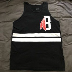 Black Scale Tank Top and Stussy Tank Top Men's Blk