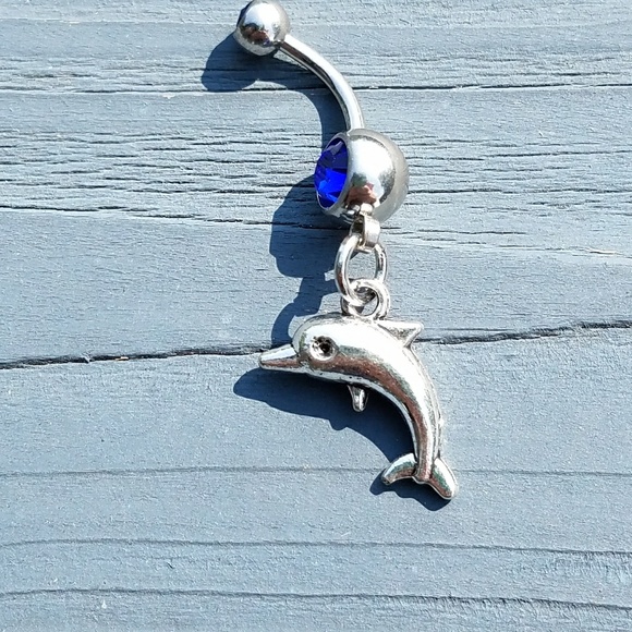 Brand new dolphin belly ring, dolphin navel ring - Picture 1 of 4