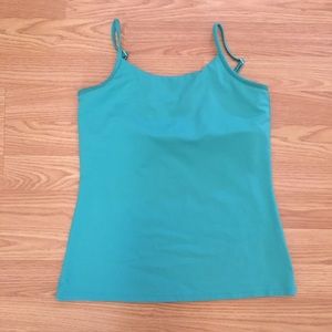 Turquoise long camisole