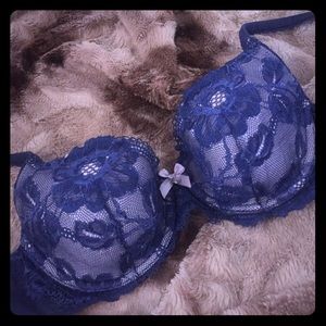 Body Victoria's Secret Blue Lace Bra 32C