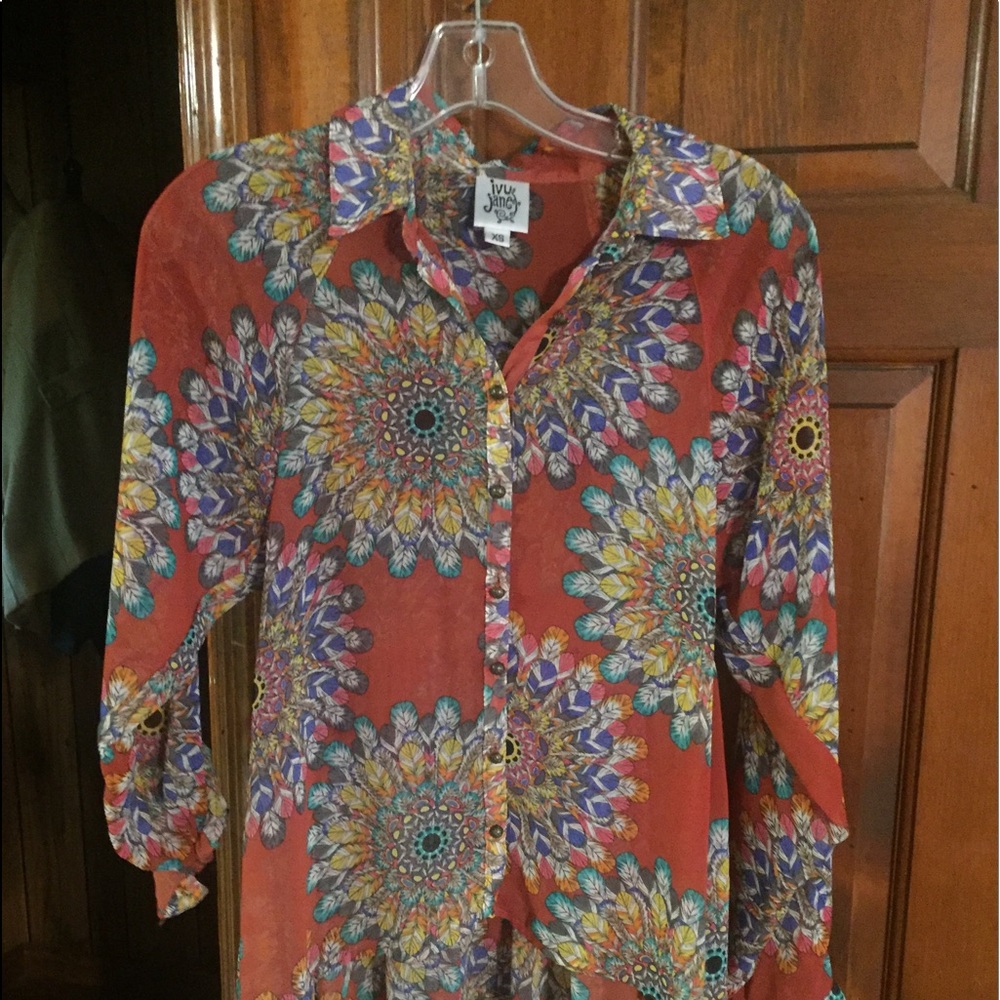 Ivey Jane sheer blouse