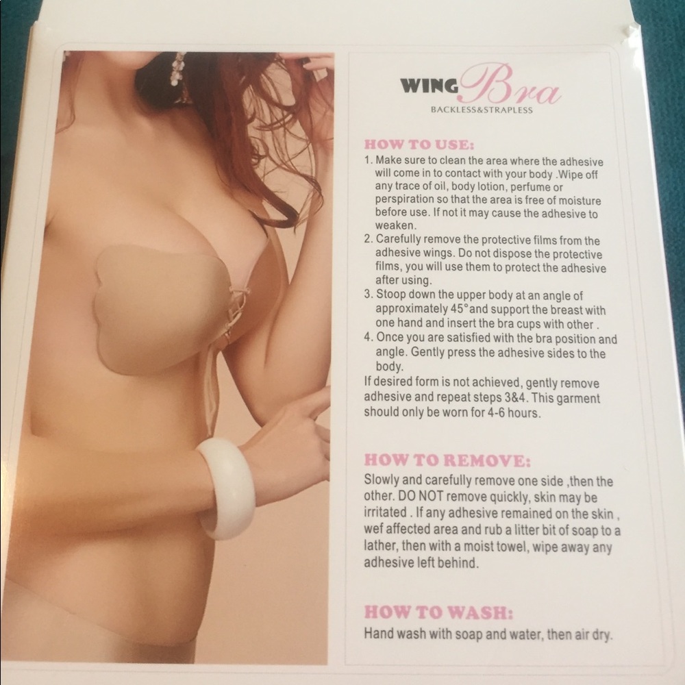 Backless Strapless Bra - Picture 3 of 7