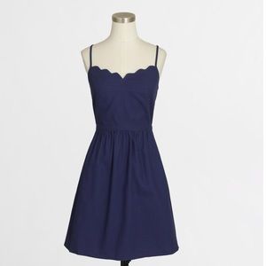 J Crew Scallop Cami Dress