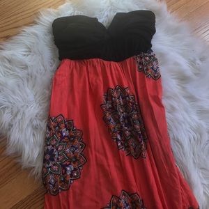 Anthropologie maxi dress