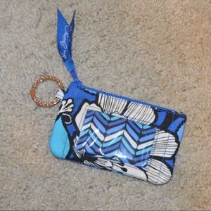 Vera Bradley Blue Bayou Zip ID case