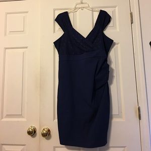 NWT Torrid navy pin-up style dress
