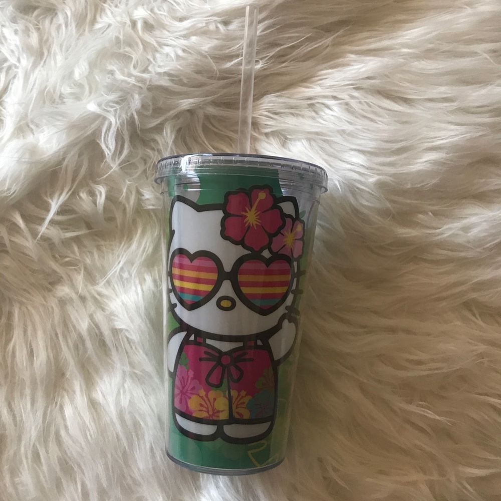 NEW!! I LOVE HAWAII COLD CUP! Hello Kitty Edition.