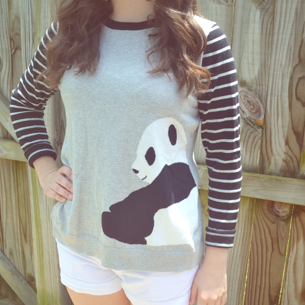 Crown & Ivy Panda Sweater