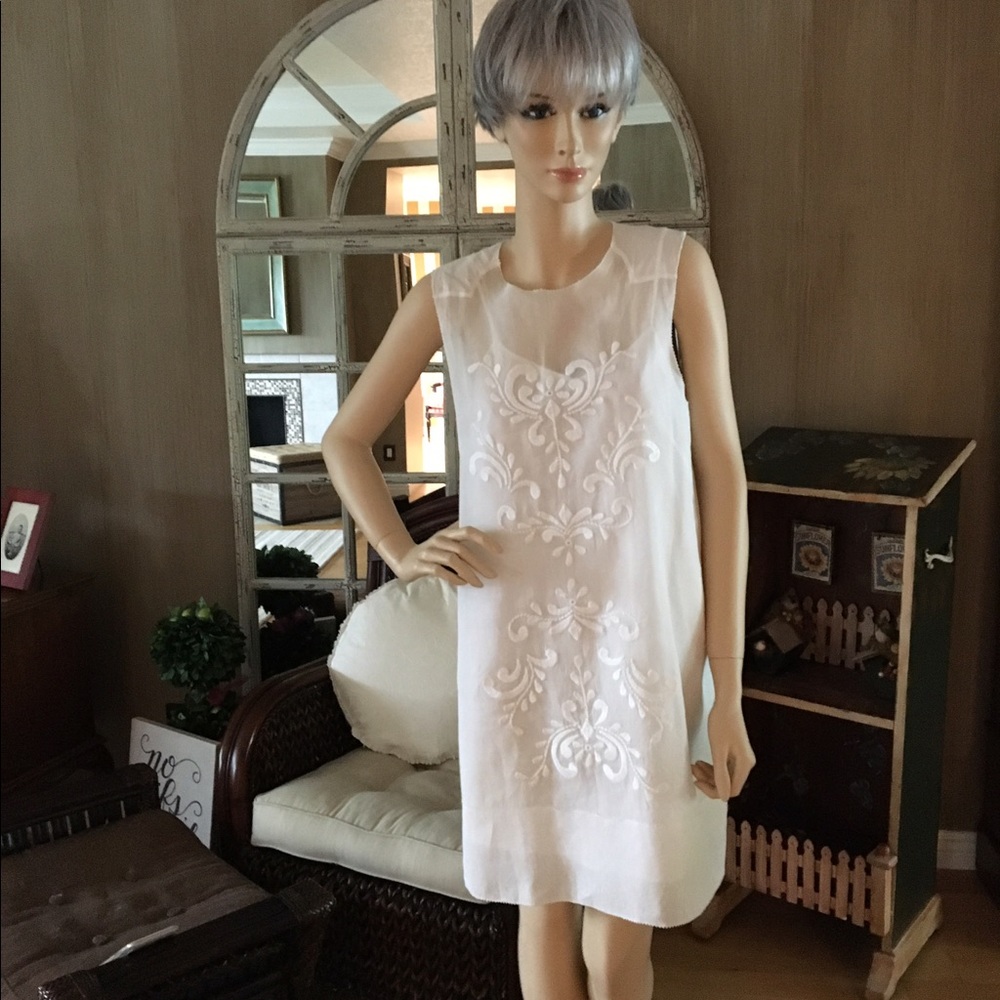 All cotton lightweight summer dress