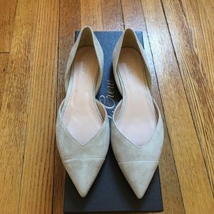 J. Crew Sadie flats in suede, sz 6