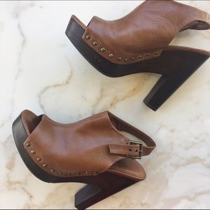 Dolce Vita Studded Leather Clogs