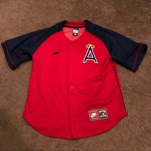 Torii Hunter Throwback LA Angels Jersey Size Small