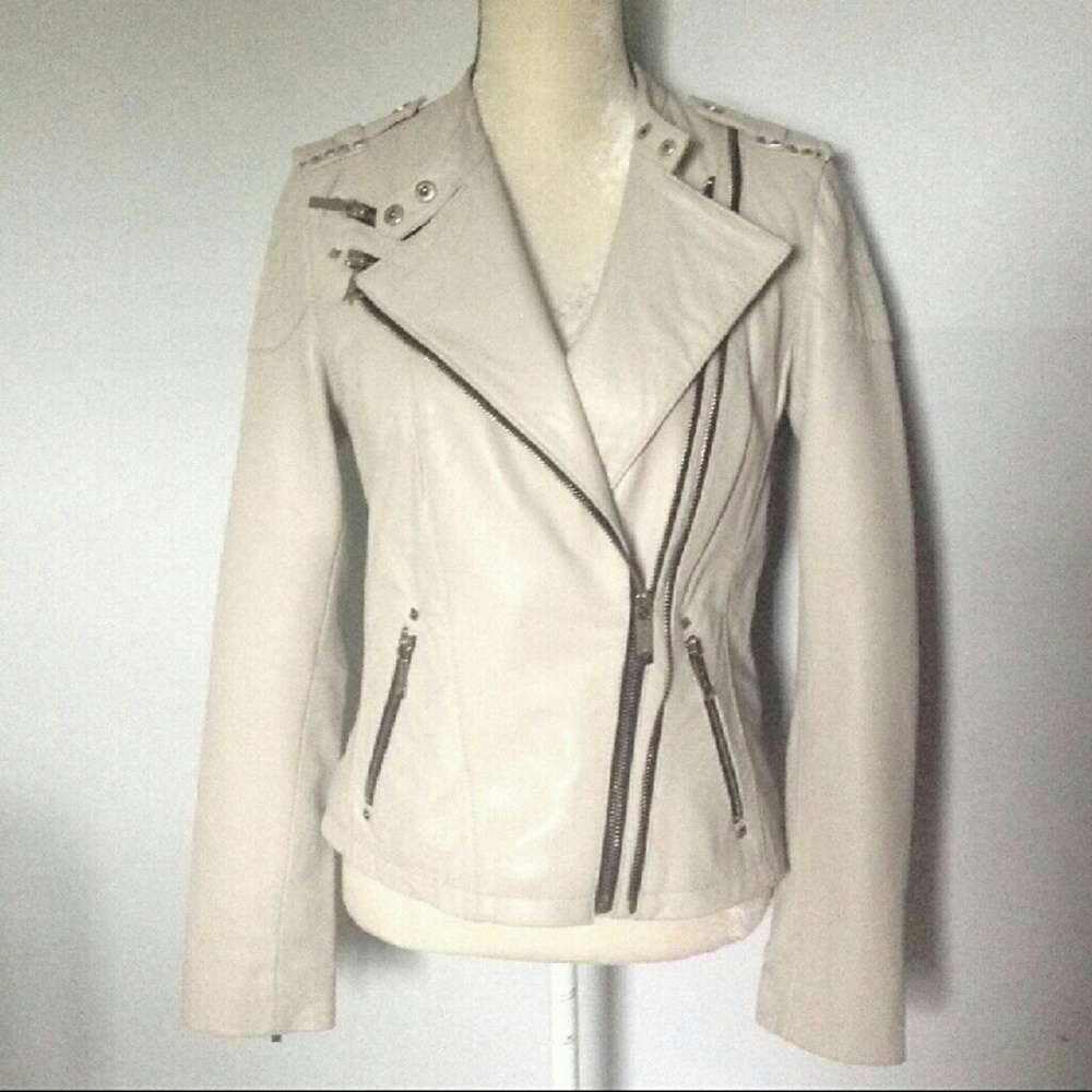 PRICEDROP Michael Kors Leather Moto Jacket