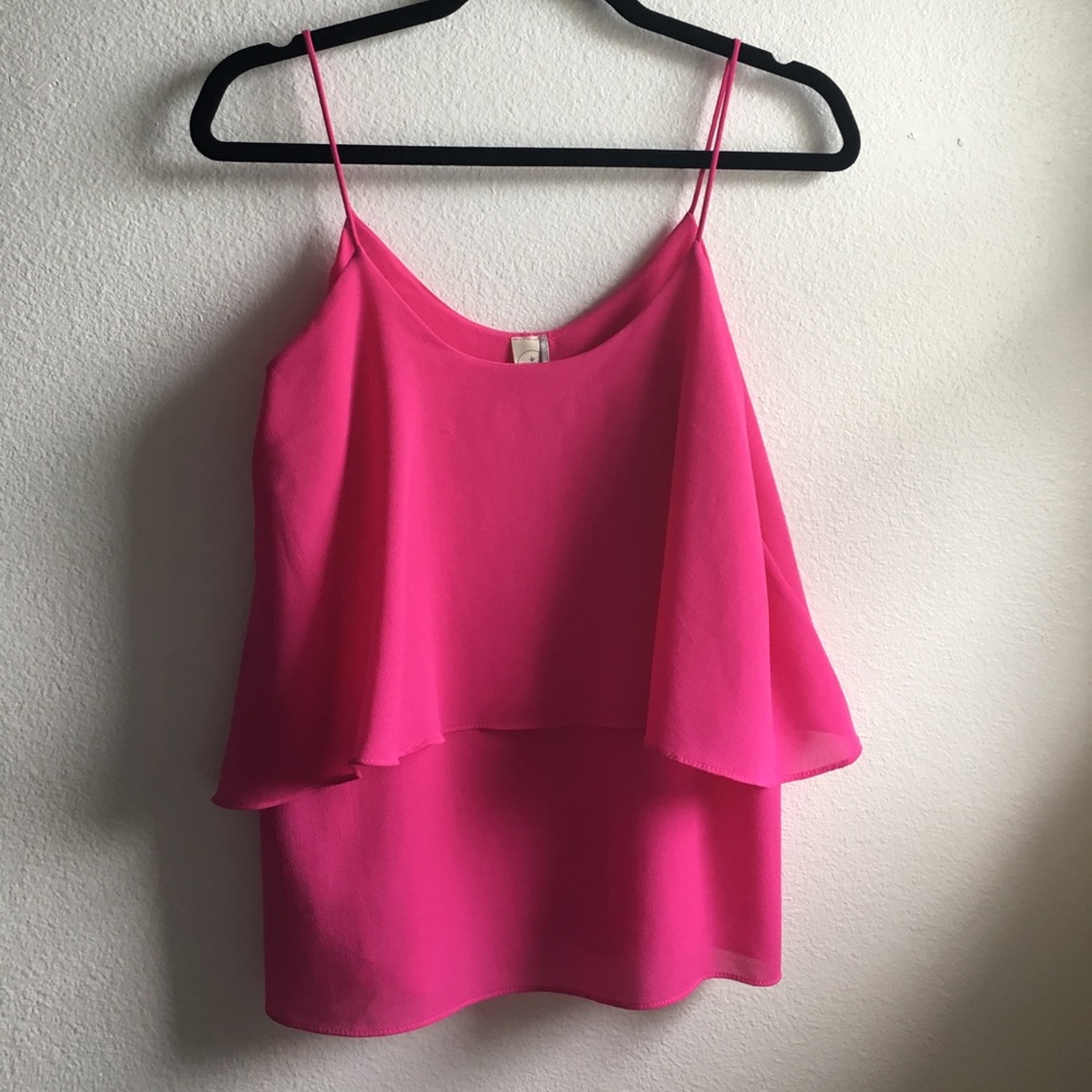 Hot pink top