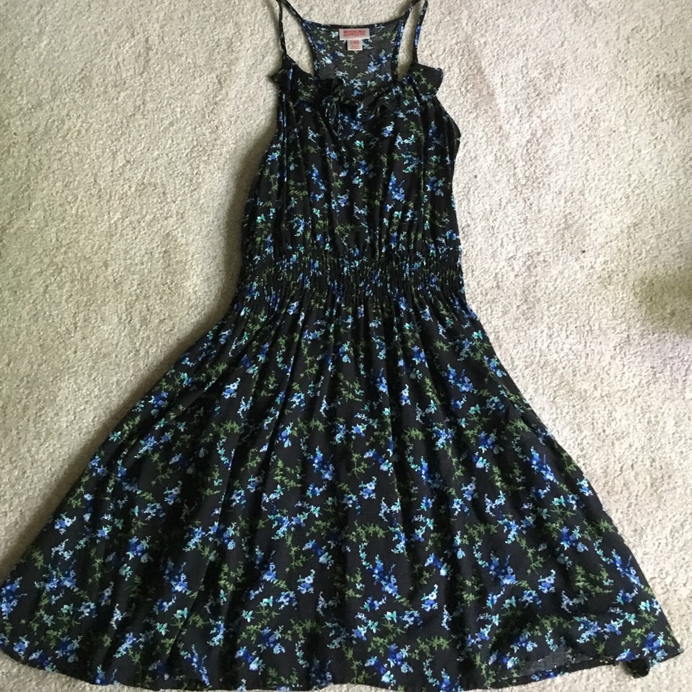 Black and blue flower dress from Target