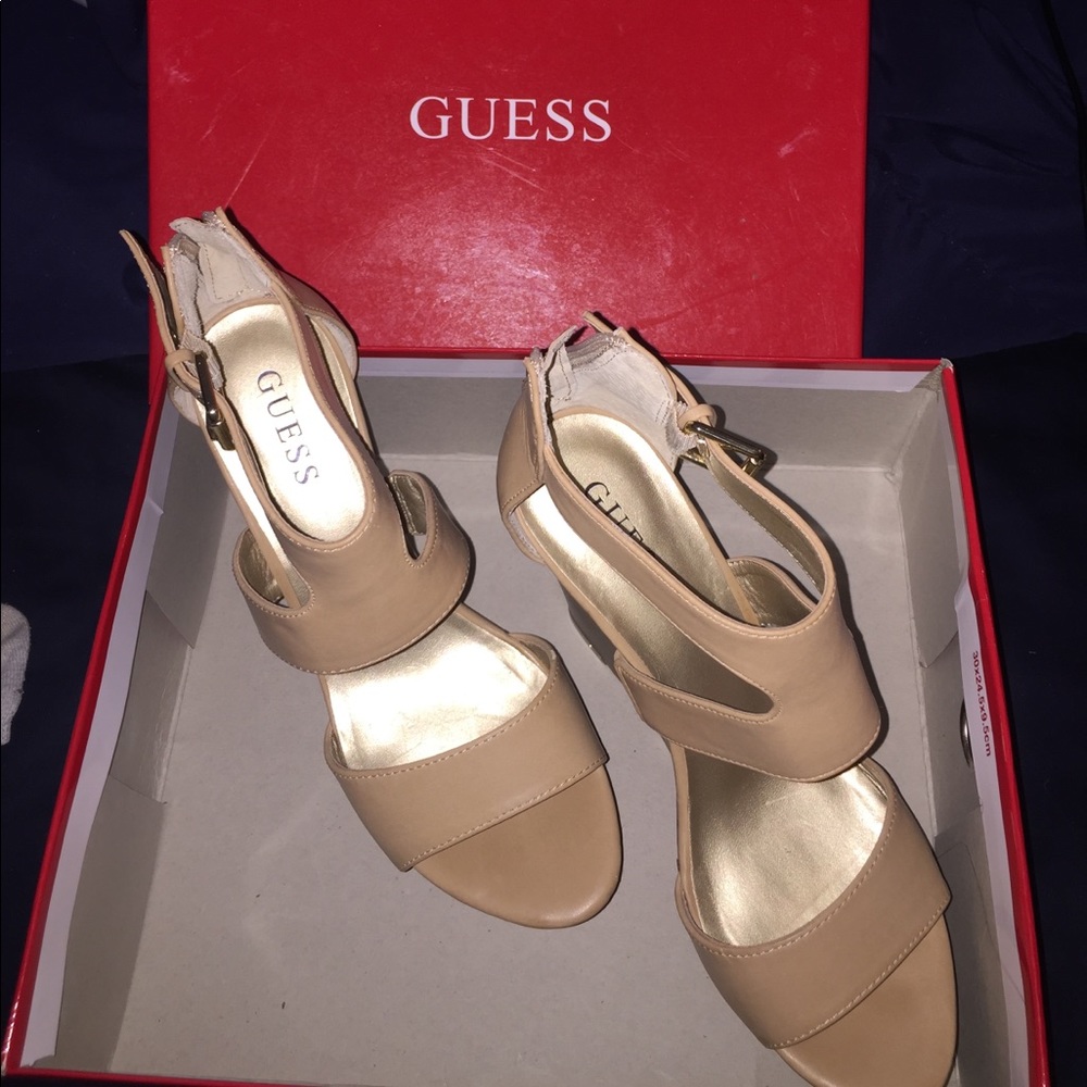 Guess heels/wedges