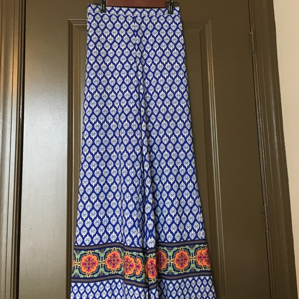 Bright Patterned Palazzo Pants