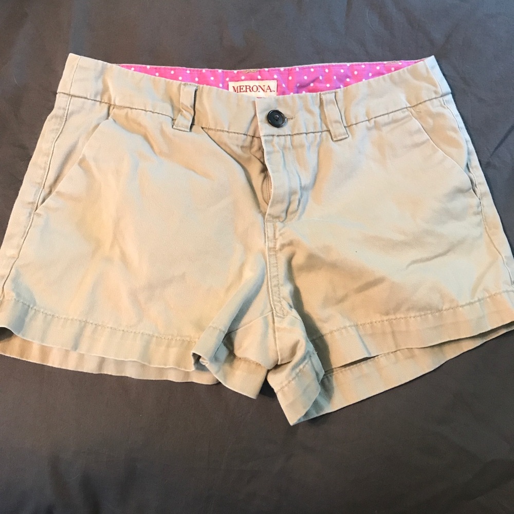 Khaki shorts