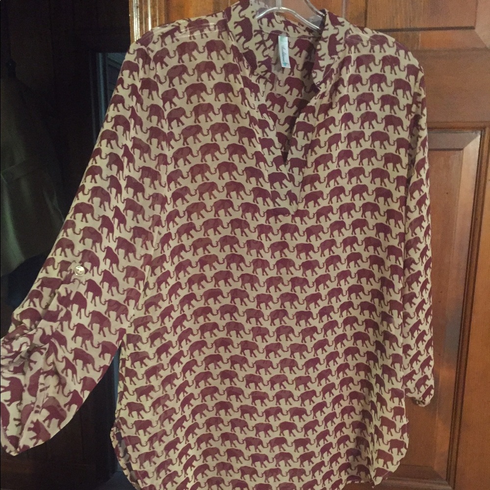 Sheer blouse