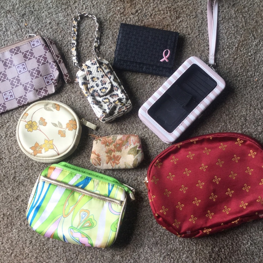 Inside purse accessories and wallets