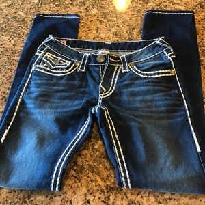 NWOT * True Religion White Stitch Skinny Jeans 👖