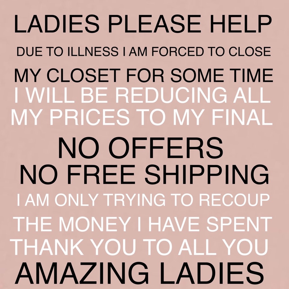 PFFS PLEASE READ🙏🏼 - Picture 1 of 1