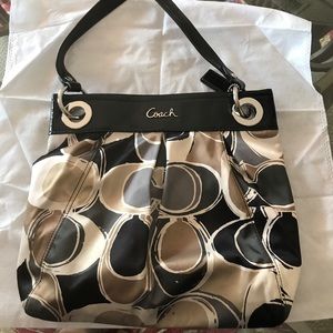 Coach Optic Satin Purse
