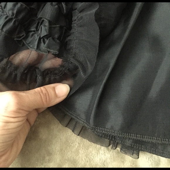 Beautiful Double Jeu Paris Sheer Skirt Fully Lined - Picture 2 of 8