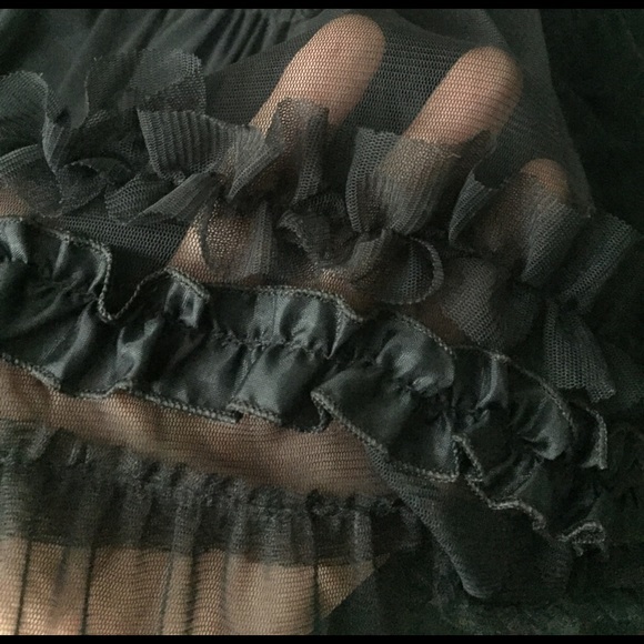 Beautiful Double Jeu Paris Sheer Skirt Fully Lined - Picture 3 of 8