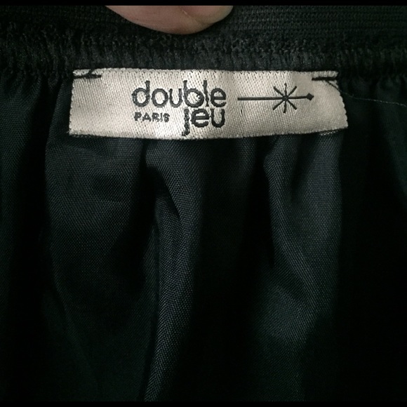 Beautiful Double Jeu Paris Sheer Skirt Fully Lined - Picture 5 of 8