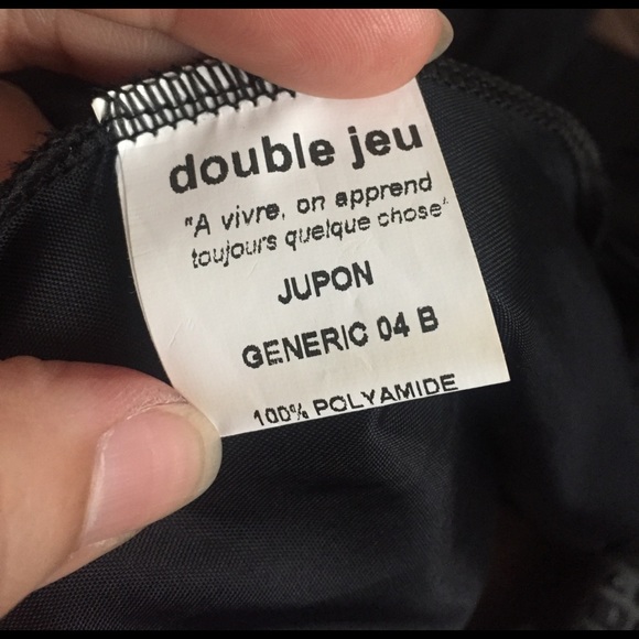 Beautiful Double Jeu Paris Sheer Skirt Fully Lined - Picture 6 of 8