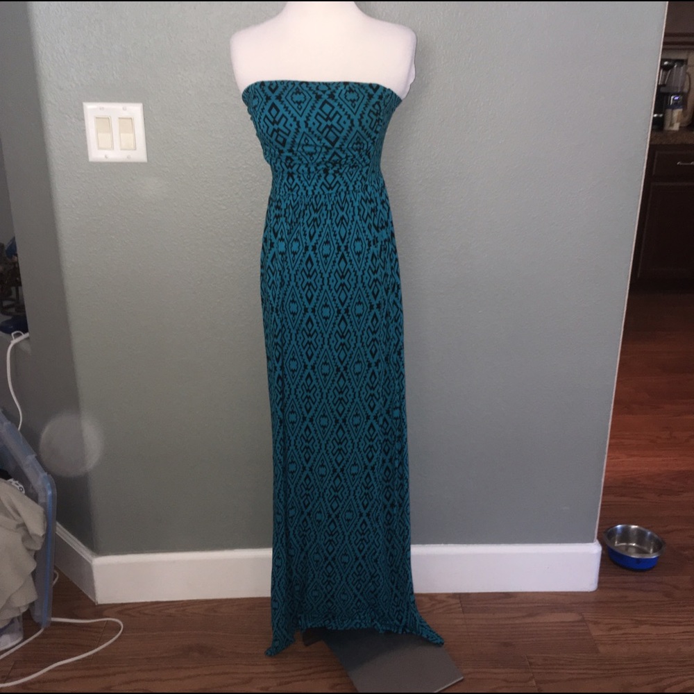 Tribal print maxi dress